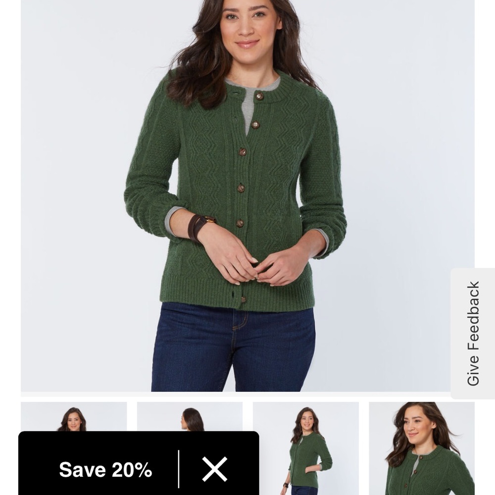 Duluth Trading Woolpaca Cardigan Women’s XL - Picture 6 of 7
